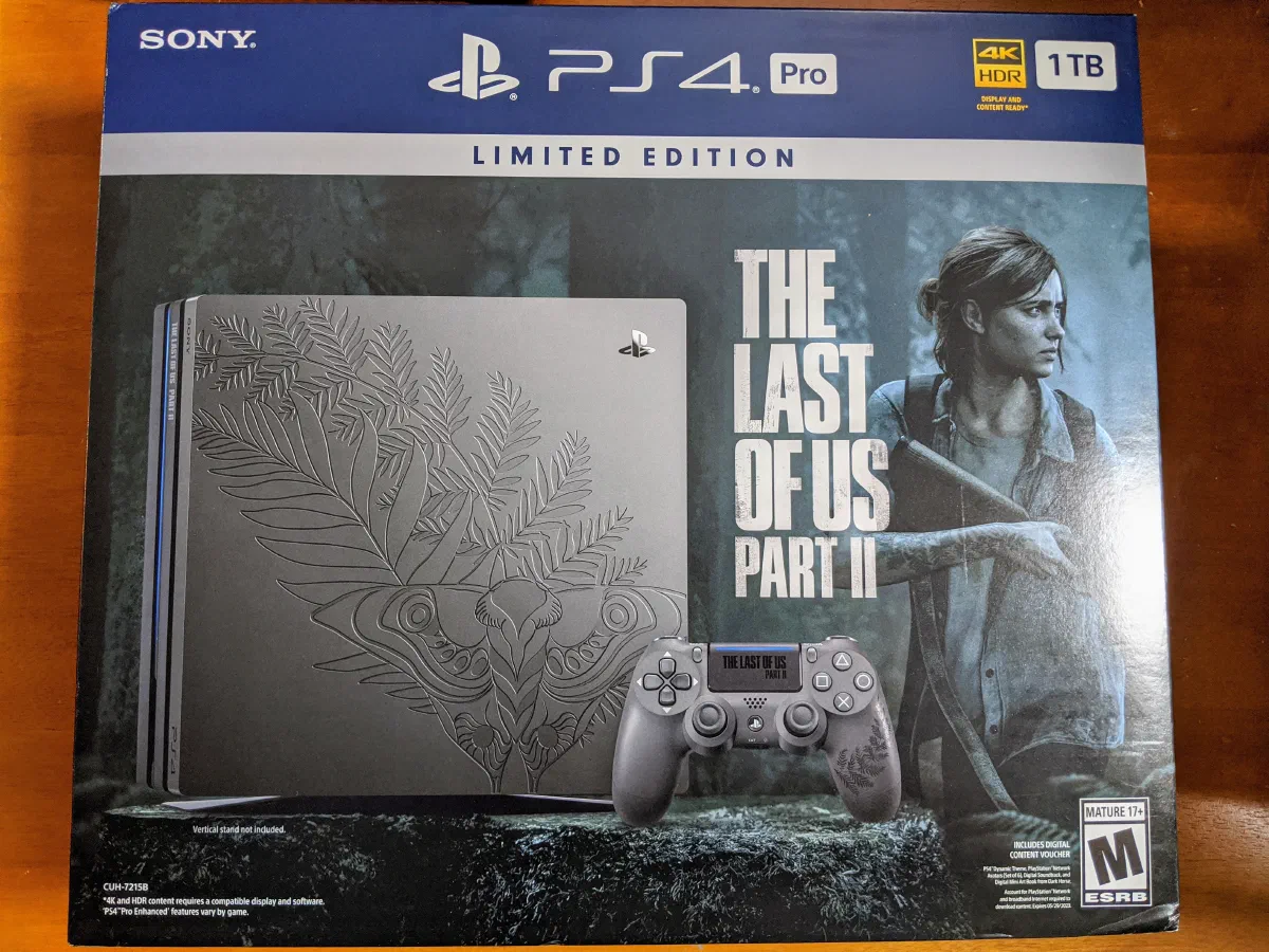 The Last of Us Part II Limited Edition Playstation 4 Pro 1TB