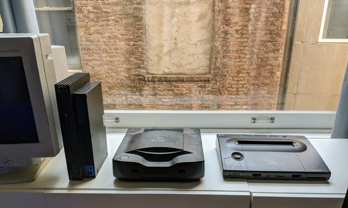 my neo geo AES and neo geo cd