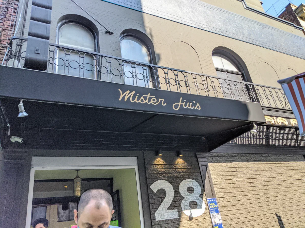 mister jiu’s san Francisco outside